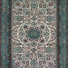 3'x5'Turquoise Hand Knotted Persian Oriental Silk Area Rug/Carpet