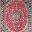 10'x14' Large Red Floral Hand Knotted Silk Area Rug/Carpet