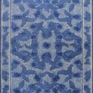 8'x10' Blue Chinese Modern Hand Knotted Silk Area Rug/Carpet