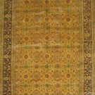 4'x6'Golden Hand Knotted Oriental Antique Silk Area Rug/Carpet