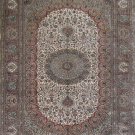 5'x8'Brown Hand Knotted Persian Oriental Silk Area Rug/Carpet