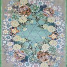 3'x5'Grey Floral Hand Knotted Chinese Silk Area Rug/Carpet
