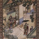 2'x3'Hand Knotted Chinese Ancient Beauties Silk Area Rug/Tapestry