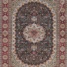 4'x6'Red Floral Hand Knotted Persian Oriental Silk Area Rug/Carpet 7