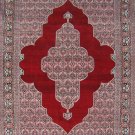 4'x6'Red kerman Hand Knotted Persian Oriental Silk Area Rug/Carpet 19