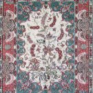 2.5'x4' Small Red Hereke Hand Knotted Oriental Silk Area Rug/Carpet 2
