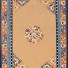 6'x9' Beige Hand Knotted Traditional Chinese Silk Area Rug/Carpet 67