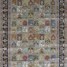 6'x9' Floral Hand Knotted Turkish Oriental Silk Area Rug/Carpet  12
