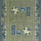 8'*10' Grey Hand Knotted Traditional Chinese Silk Area Rug/Carpet 73