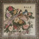 2'*2' Small Square Hand Knotted Chinese Silk Area Rug/Tapestry 26