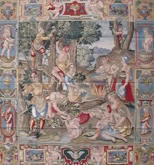 5'*7' Gods Flat Woven Wool Area Rug/Tapestry 8