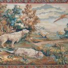 5'*7' Two Dogs and Eagle Flat Woven Wool Area Rug/Tapestry 5