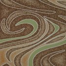 6'*9'Brown Broadloom Woven Polyester Modern Area Rug/Carpet 15