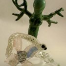 TREE WOMAN--(GARDEN OF EDEN) handmade glass art