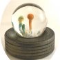 MUSHROOM LANDSCAPE CRYSTAL MARBLE WITH STAND