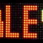 Tri-Color Indoor Outdoor Electronic Message Sign 15 x 40