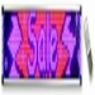 Four Color, Two Line, LED Electronic Window Message Center