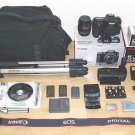 Canon 40D + 18-55mm + 75-300mm + 50mm + battery grip + Domke F-7 + more