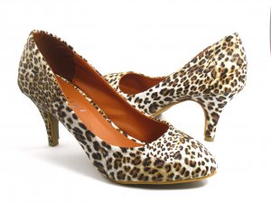 Leopard Print Pumps High Heels Womens Shoes All Size 108 Free Shipping
