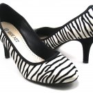 Fashion Zebra Pump High Heels Womens Shoes All Size 112 Free Shipping