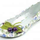 Fashion Cherry Pattern Flats Womens Shoes All Size 302 Free Shipping