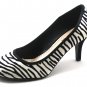 Fashion Zebra Pump High Heels Womens Shoes All Size 112 Free Shipping