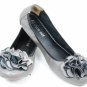 Sexy Fashion Gray Noble Flats Womens Shoes All Size 303 Free Shipping