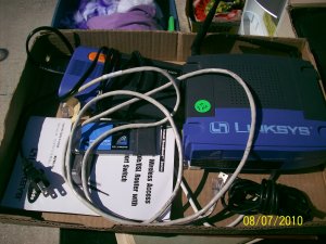 Box of Misc Networking Items