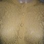 St. John Knits Yellow Novelty Cardigan Sweater Medium M