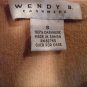 Wendy B. Cashmere Soft Tan Pullover Sweater S Small