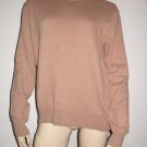 J. Crew Brown Cotton Cashmere Blend Pullover Shirt M