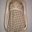 $290 Herion Elephant Print Yellow Tank Top Shirt 44