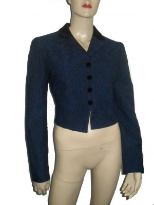 Moschino Cheap & Chic Brocade Blazer Jacket 10 M Med