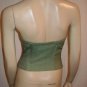 $298 Alice & Olivia Green Labyrinth Corset Tube Top XS