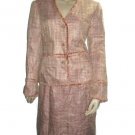 $748 Lafayette148 Feminine Skirt Suit Blazer Jacket 8 M