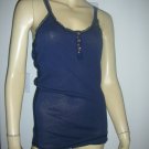 $51 NWT Free People Lace Strap Retro LONG Tank L Large
