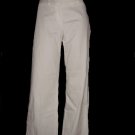 $160 Sisley Crisp White Cotton Pants Trousers 40 6 Sm S