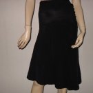 Anna Molinari Black Unique Rayon Spandex Skirt 44 10