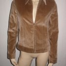 $548 Paul & Joe France Brown Velvet Fitted Jacket 38 S