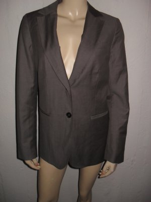 Banana Republic Gray Fitted Wool Blazer Jacket 10 M