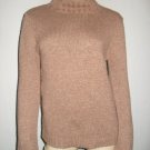 $340 Katayone Adeli Brown Turtleneck Sweater M Medium