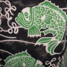 Custo Barcelona Green Black Fish Shirt Top L Large