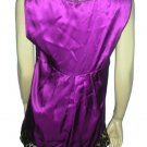 NWT John GALLIANO Silk Purple Chettah Top Shirt 44 12 L