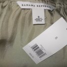 NWT Banana Republic Avacado Silk Tank Shirt 8 M Medium