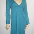C&C California Turqouise Blue Long Sleeved Dress XS 0/2