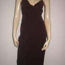$385 NWT Black Halo Brown Chic Cocktail Dress S Small