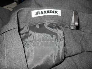 Jil Sander Gray Wool Blend Trouser Pants 38 6 S Small