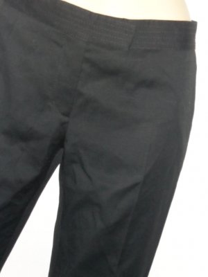 Stella McCartney Black Wool Pants Trousers 42 8 M Med