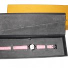 $525 Womens Fendi Pink Mother of Pearl Steel Watch