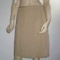 Michael Kors Tan Classic ALine Skirt Size 8 M Medium